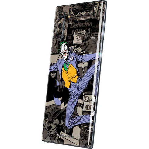 DC Comics The Joker Vintage Action pose pattern Galaxy Note 10 Skin